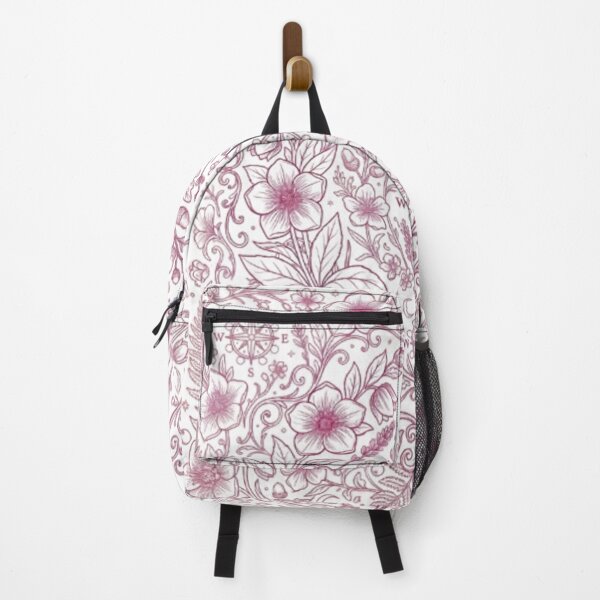 Item preview, Celestial Botanical Pattern | Witchy Floral Compass Mystic Garden Art designed and sold by GRYFFWEAR.