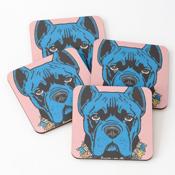 Item preview, Blue Cane Corso with Colorful Collar designed and sold by lautir.