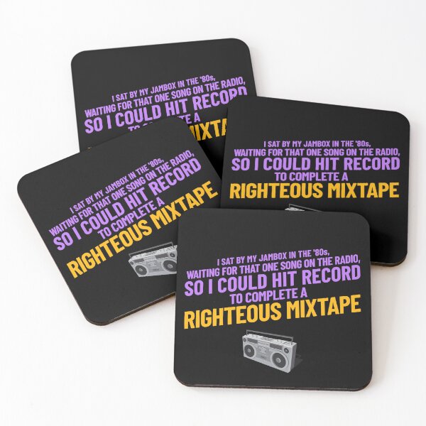 Item preview, '80s Jambox, Righteous Mixtape Life -- retro nostalgia designed and sold by The Sporty Nerd.