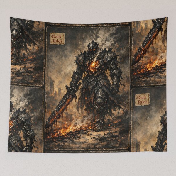 Item preview, The Hollow Cinder-Husk - Dark Knight designed and sold by bapupa.