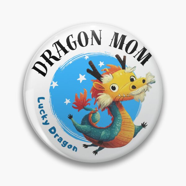 Artikelvorschau, Drachenmutter im chinesischen Tierkreis – Illustration der glücklichen Drachenmutter entworfen und verkauft von OriginalMindArt.