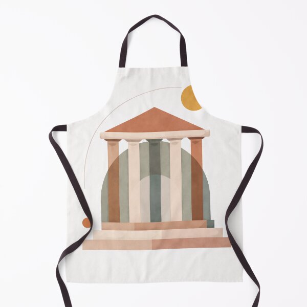 Item preview, Minimalist Classical Temple – Modern Greek Architecture Art designed and sold by DrizzyV.