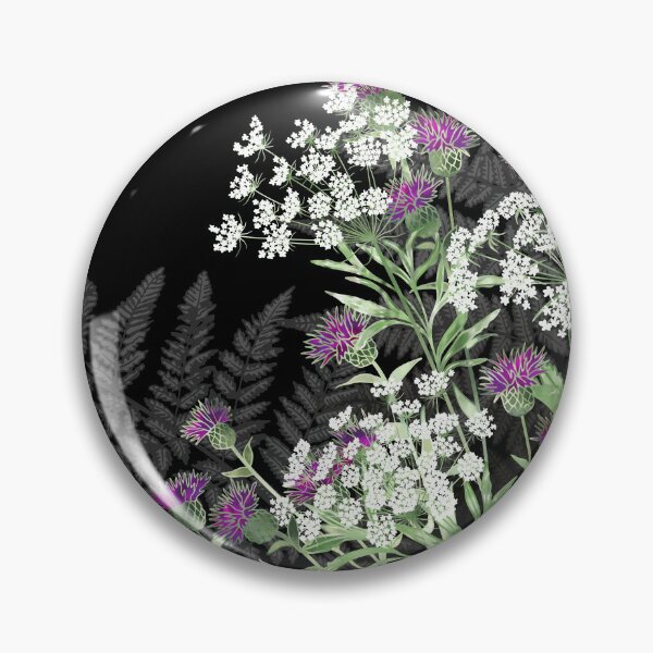 Item preview, Wild Flowers - Cow Parsley, Ammi, Ferns, Thistles designed and sold by Fiona Calder Designs.