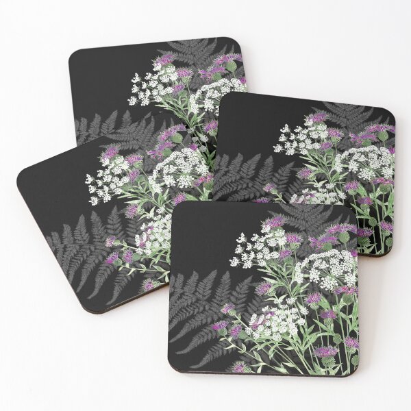 Item preview, Wild Flowers - Cow Parsley, Ammi, Ferns, Thistles designed and sold by Fiona Calder Designs.