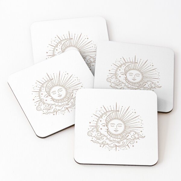 Item preview, Bohemian Sun and Moon - Mystical Tarot Aesthetic and Spiritual Art designed and sold by AlanyaArtX.