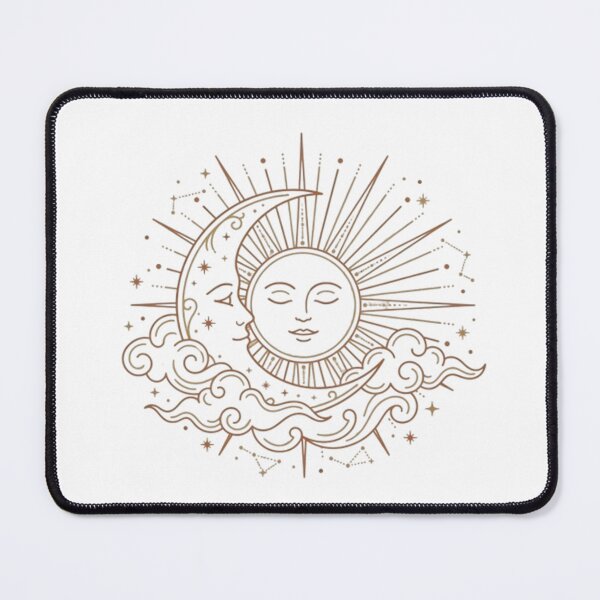 Item preview, Bohemian Sun and Moon - Mystical Tarot Aesthetic and Spiritual Art designed and sold by AlanyaArtX.
