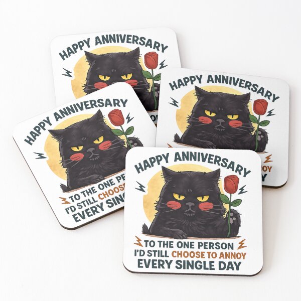 Item preview, Happy Anniversary To The One Person I'd Still Choose To Annoy Every Single Day designed and sold by HaydenMillepied.