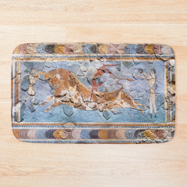 Item preview, Minoan fresco from Knossos. Bull-leaping designed and sold by likiska.