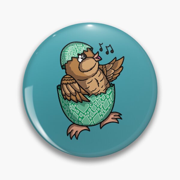 Item preview, Easter Baby Chicken with Green Egg Shell and Diamond Pattern designed and sold by elizasunnycolor.