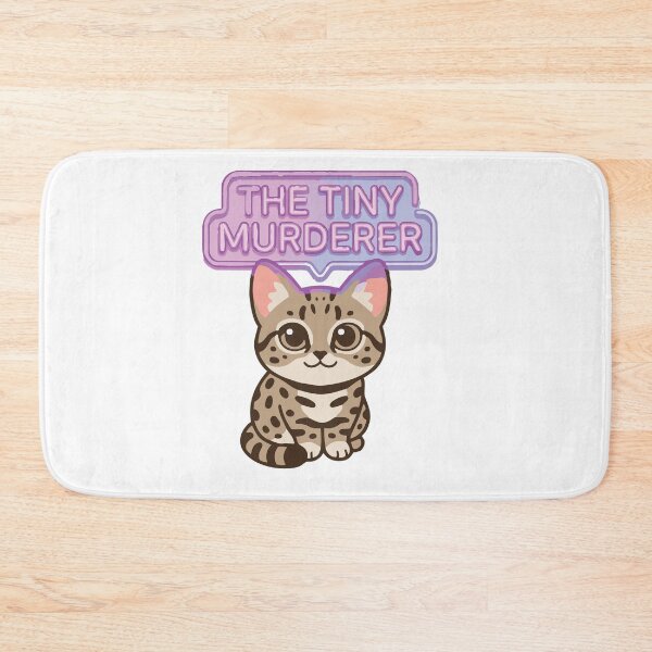 Item preview, The Tiny Murderer Funny Black Footed Cat Meme designed and sold by Petzzz.