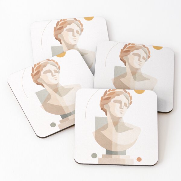Item preview, Minimalist Classical Sculpture – Modern Greek Bust designed and sold by DrizzyV.