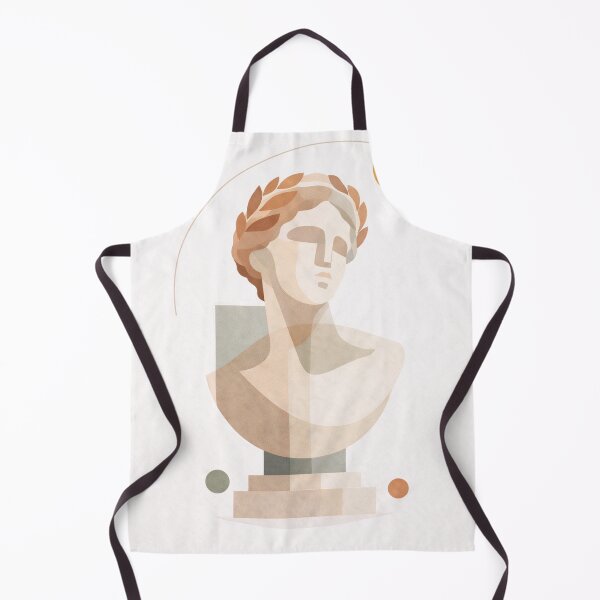 Item preview, Minimalist Classical Sculpture – Modern Greek Bust designed and sold by DrizzyV.