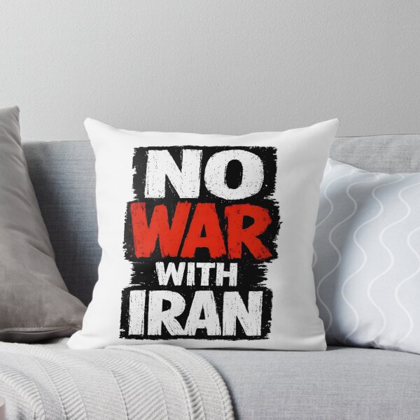 Item preview, NO WAR with Iran designed and sold by RelaxingRealms.