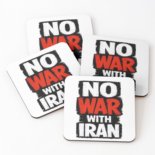 Item preview, NO WAR with Iran designed and sold by RelaxingRealms.