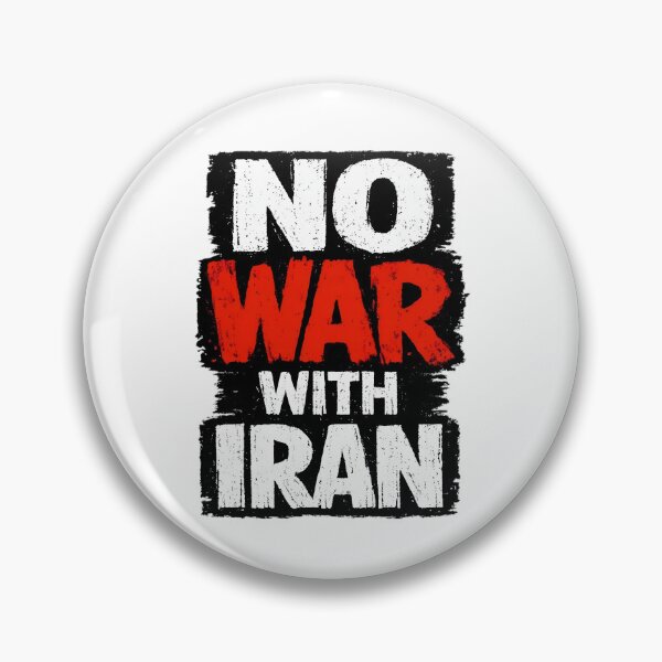 Item preview, NO WAR with Iran designed and sold by RelaxingRealms.
