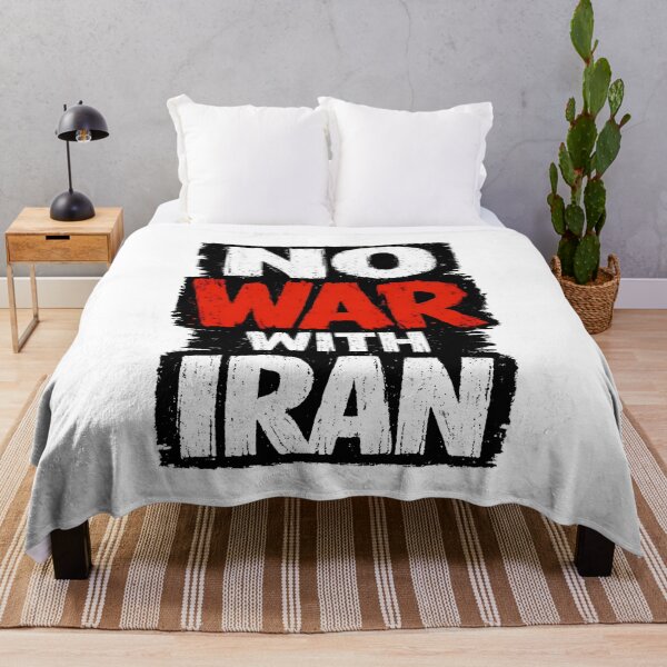 Item preview, NO WAR with Iran designed and sold by RelaxingRealms.