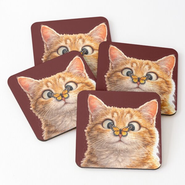 Item preview, Hector with a Butterfly on His Nose – Transparent Background designed and sold by LuluLeb.