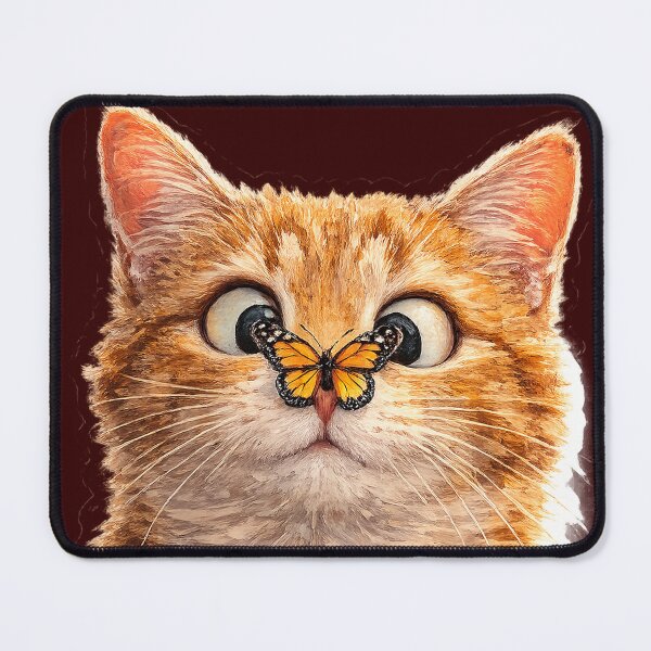 Item preview, Hector with a Butterfly on His Nose – Transparent Background designed and sold by LuluLeb.