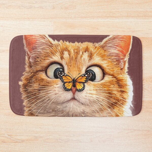 Item preview, Hector with a Butterfly on His Nose – Transparent Background designed and sold by LuluLeb.