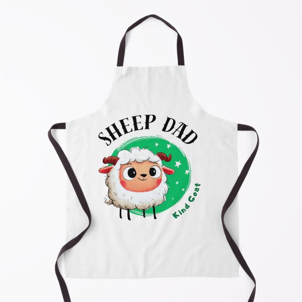 Item preview, Sheep Dad Chinese Zodiac – Kind Sheep Dad Illustration designed and sold by OriginalMindArt.