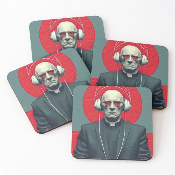 Item preview, The Listening Authority – Corporate Surveillance Priest designed and sold by Basajaun Studio.