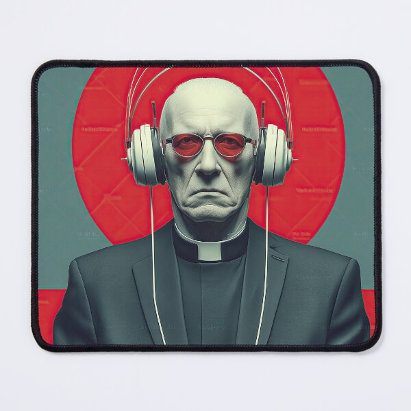 Item preview, The Listening Authority – Corporate Surveillance Priest designed and sold by PlanetBPop.