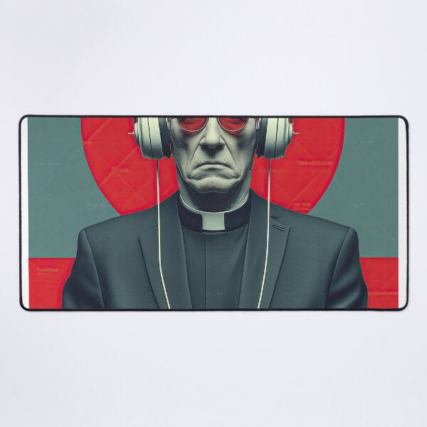Item preview, The Listening Authority – Corporate Surveillance Priest designed and sold by PlanetBPop.