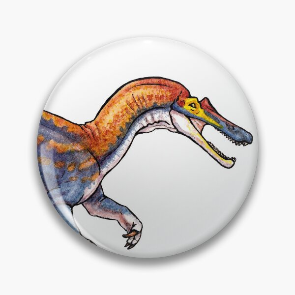 Item preview, Suchomimus - watercolor illustration designed and sold by AquarellChill.