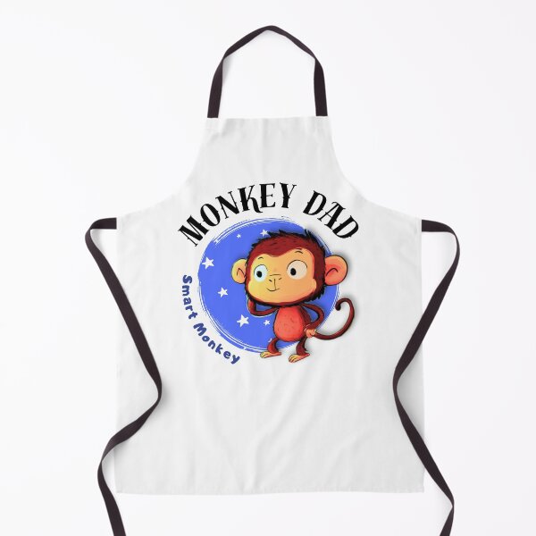 Item preview, Monkey Dad Chinese Zodiac – Smart Monkey Dad Illustration designed and sold by OriginalMindArt.