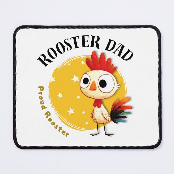 Item preview, Rooster Dad Chinese Zodiac –Proud Rooster Dad Illustration designed and sold by OriginalMindArt.