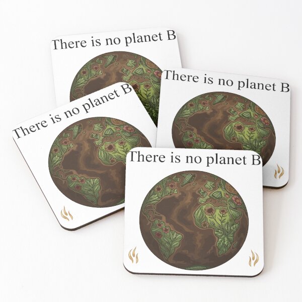 Item preview, There Is No Planet B Environmental Awareness Earth Day Art designed and sold by PixelWaveBD.