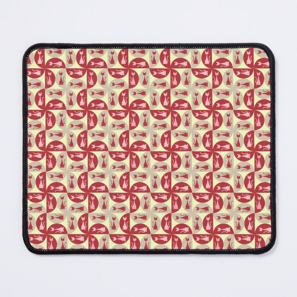 Item preview, MIDCENTURY CATS PATTERN POP ART designed and sold by Sycorax Studio.