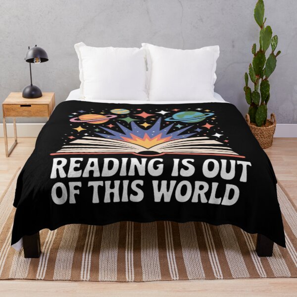 Item preview, Reading Is Out Of This World Space Book Reading Design designed and sold by PROPera-design.