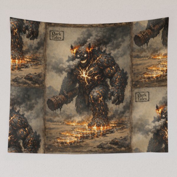 Item preview, The Cinder-Bound Ravager - Dark Demon designed and sold by bapupa.