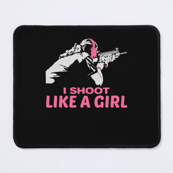 Item preview, I shoot like a girl - gun weapon weapons girls designed and sold by JCdesignTH.