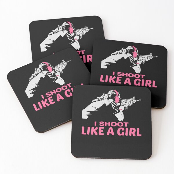 Item preview, I shoot like a girl - gun weapon weapons girls designed and sold by JCdesignTH.