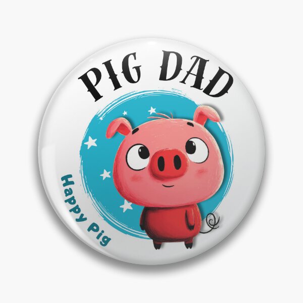Item preview, Pig Dad Chinese Zodiac – Happy Pig Dad Illustration designed and sold by OriginalMindArt.