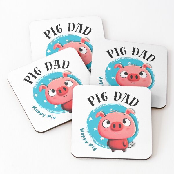 Item preview, Pig Dad Chinese Zodiac – Happy Pig Dad Illustration designed and sold by OriginalMindArt.