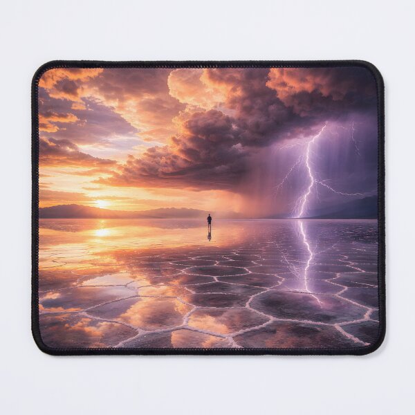 Item preview, Lightning Over the Salt Mirror designed and sold by Yomere.