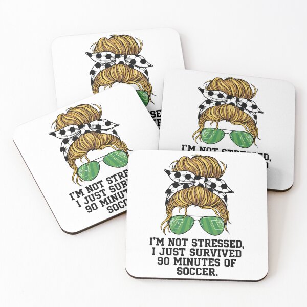 Item preview, I'm Not Stressed I Just Survived 90 Minutes of Soccer — Funny Soccer Mom Gift, FIFA World Cup 2026 Fan Tee designed and sold by Luminari Creations.
