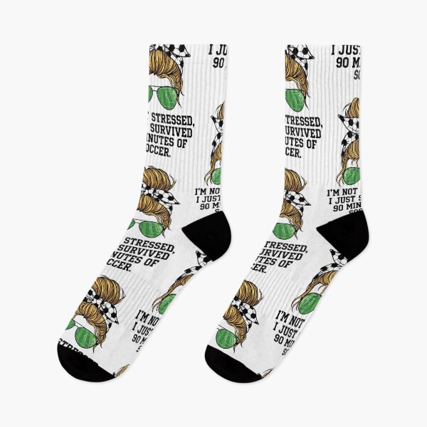 Item preview, I'm Not Stressed I Just Survived 90 Minutes of Soccer — Funny Soccer Mom Gift, FIFA World Cup 2026 Fan Tee designed and sold by Luminari Creations.