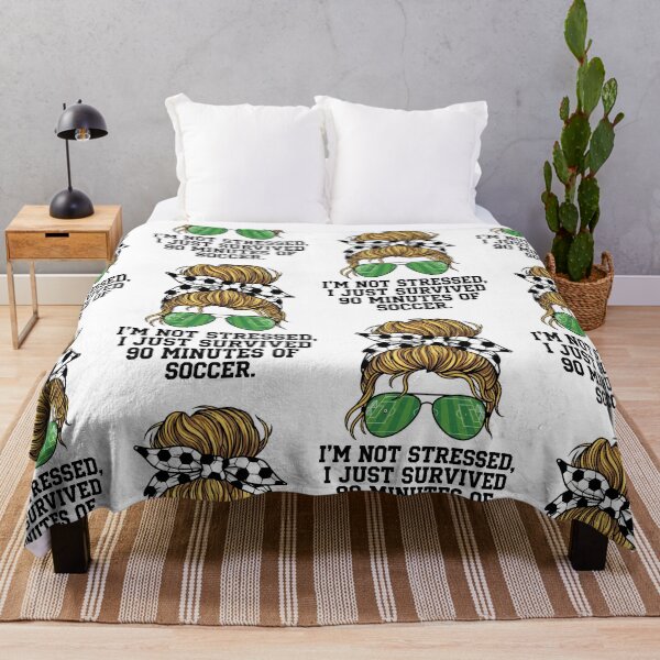 Item preview, I'm Not Stressed I Just Survived 90 Minutes of Soccer — Funny Soccer Mom Gift, FIFA World Cup 2026 Fan Tee designed and sold by Luminari Creations.