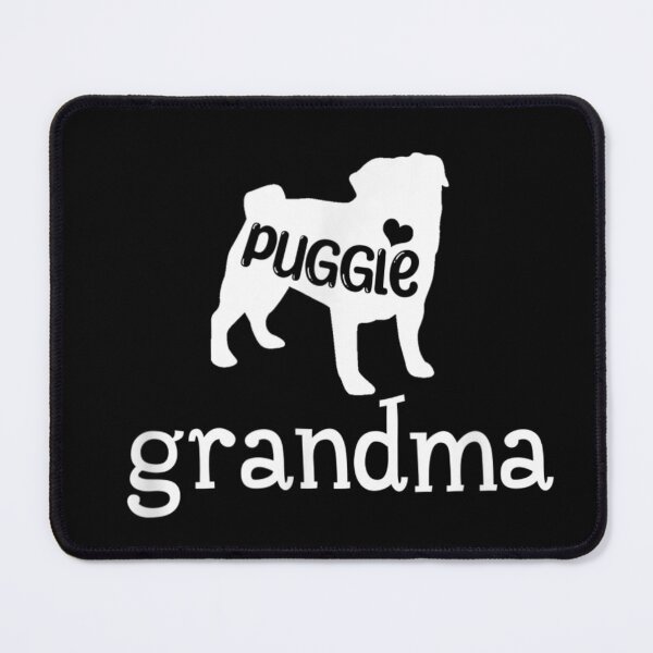 Item preview, Cute Puggie Grandma Dog Lover Silhouette Heart Pet Owner Gift Idea designed and sold by Buzzlekrun.