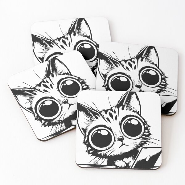 Item preview, A relatable meme moment showing a cat trying to understand technology. The simple pose and expressive face make it a perfect humorous design. designed and sold by Dejbar.