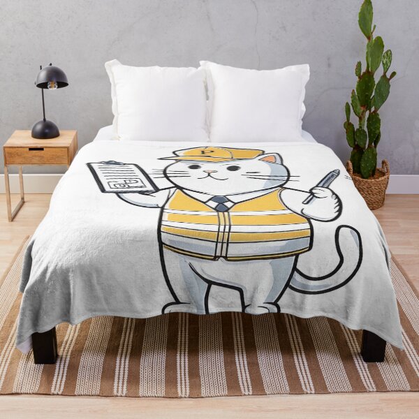 Item preview, Parking Inspector Cat – Cute Cartoon Parking Officer designed and sold by ChernivtsiSkoda.