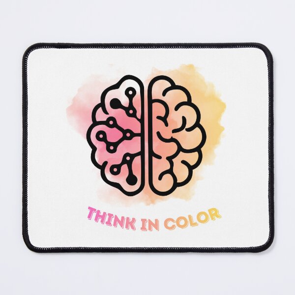 Item preview, Think in Color Creative Brain designed and sold by ArtistMadrid.