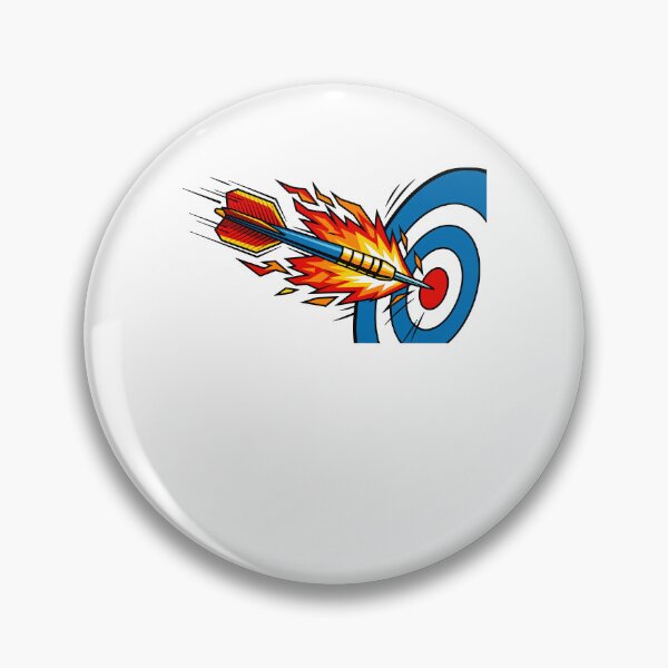 Item preview, Dart bullseye fire direct hit designed and sold by LoomLevel.