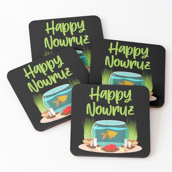 Item preview, Happy Nowruz Persian New Year Haft Sin Goldfish Spring Equinox Celebration designed and sold by Buzzlekrun.