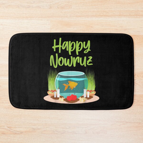 Item preview, Happy Nowruz Persian New Year Haft Sin Goldfish Spring Equinox Celebration designed and sold by Buzzlekrun.
