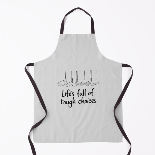 Item preview, Funny Golf "Tough Choices" Design - Minimalist Golf Club Lineup designed and sold by ArthousePromos.